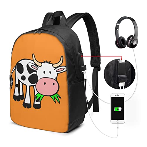 Sac ordinateur portable vache noir One Size porte-documents - 2