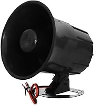 Best XINFLY Wired Alarm Siren Horn 1-tone 15W DC 12V Outdoor with Bracket for Home Security Protection System Review 