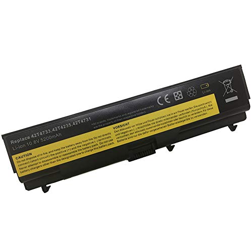 10.8V 5200mAh 42T4733 Batteria di Ricambio per IBM Lenovo ThinkPad e40 T410 T420 T510 T520 SL410 42T4752 6 Cell
