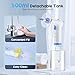 Ear Wax Removal, Electric Ear Cleaning Kit with Light, FSA-HSA-Eligible, Ear Irrigation Kit with 4 Pressure Modes, Safe and Effective Ear Flush Kit with Ear Cleaner - Includes Basin, Towel & 15 Tips