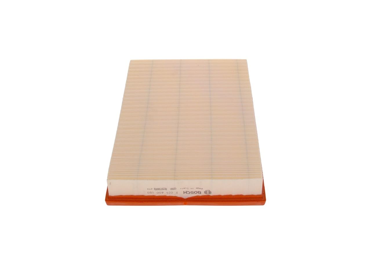 Bosch S0180 Car Air Filter - Separates Particles from the Air Intake - Moisture-resistant plus High Tensile Strength