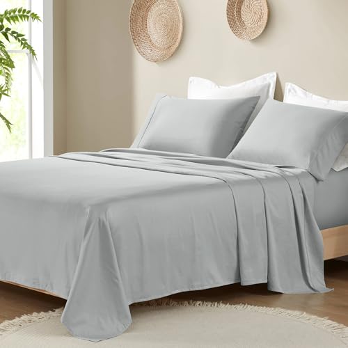 Madison Park Organic Cotton Sheet Soft & Breathable...