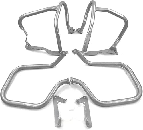 Barre de Protection Moteur pour Moto BMW R1200RT Pare-Chocs Haute Résistance Silver Full Set