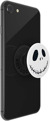 Miniatura 2 de PopSockets: PopGrip con tapa intercambiable para teléfonos y tabletas - Pesadilla - Jack Skellington