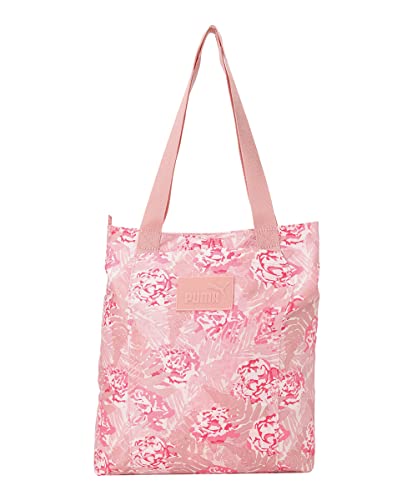 PUMA Pop Damen Shopper Damen, Chalk Pink-AOP, 07872103, Einheitsgröße