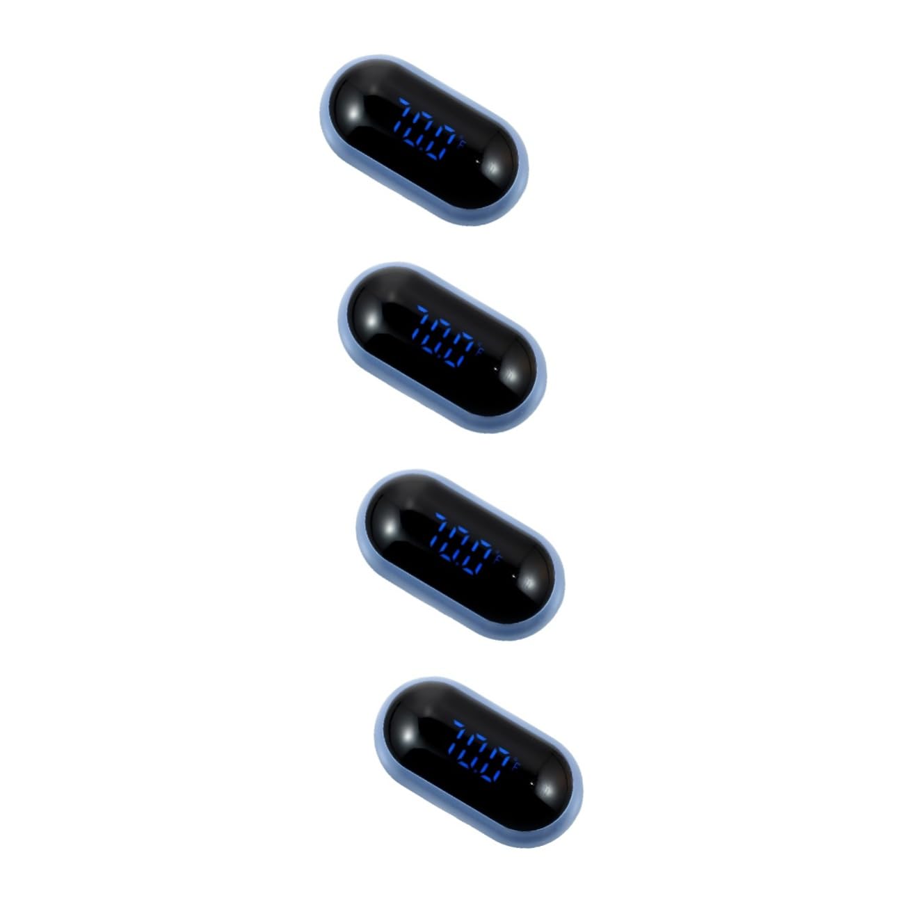 Kisangel 4stücke Aquarium Thermometer Digital Hochpräzises Wasserthermometer Mit -anzeige Für Aquarien Terrarien Und Schwimmbäder Einfache Installation Und Sichere Handhabung Für