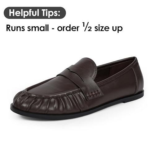 Image of QIY Penny Loafers for Women 2026 Comfortable Flats Shoes