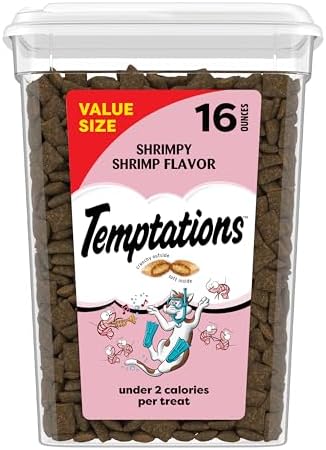 Temptations Classic Crunchy and Soft Cat Treats, Shrimpy Shrimp F...