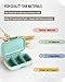 4 PC Pill Case 3 Removable Compartments Pill Box BPA-Free,Day Pill Organizer/3 Times a Day/AM-PM Travel Pill Organizer for Pocket or Purse Storage Vitamin, Fish Oil or Medicine