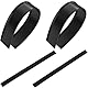 YUNYU Ersatz-Gummilippen (280mm, 4er-Pack) – Kompatibel mit Karcher Fenstersaugern WV1, WV2, WV5, WV50, WV55, WV60, WV75