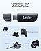 Lexar Dual Slot USB-A Reader, USB 3.2 Gen 1 Up to 104MB/s, USB-A for SD/MicroSD/SDHC/SDXC Camera Card Reader Adapter, OTG MicroSD Card Reader for PC/Laptop/Tablet