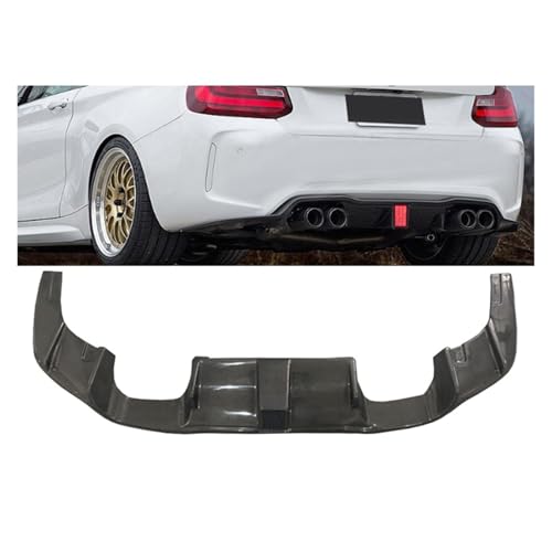 Spoiler difusor de labio de parachoques trasero para BMW M2 F87 2