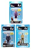 The Office TV Show - Pam Beesly, Michael Scott and Dwight Schrute Action Figures - 3 Pack