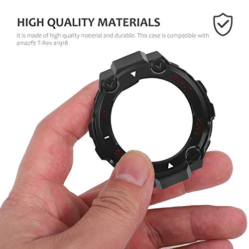 ULTECHNOVO Cobertura da Moldura Do Relógio Protetor de Tela Do Relógio Compatível Com Amazfit T-Rex