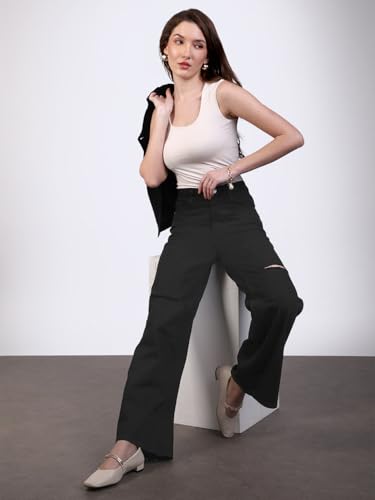 Image of Urbano Fashion Women's Regular Fit High Rise Jeans