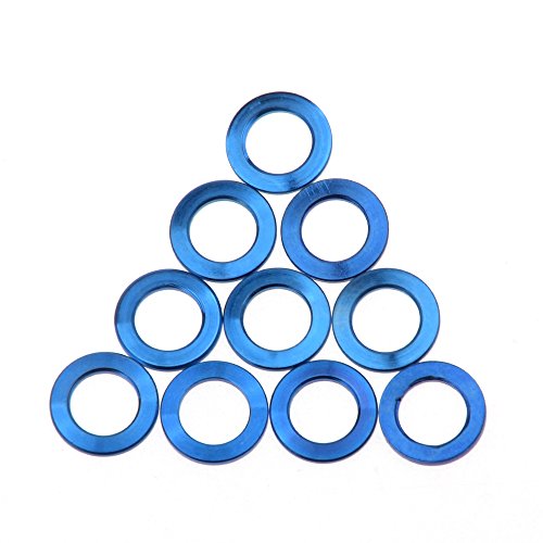 Wanyifa Titane Ti M6 Plat Rondelles Frein Tige Porte-bidon Vis Lot de 10 Cover