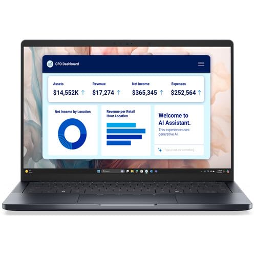 Dell Pro �v���~�A���m�[�g�p�\�R�� - 14�C���` QHD+ (2560 x 1600) �^���f�� OLED �S�����K���X �^�b�`�f�B�X�v���C - Intel 238V 8�R�A - 32GB RAM - 256GB SSD - Win11 Pro�B