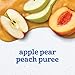 Gerber Natural For Toddler Apple Pear Peach 3.5oz Pouch