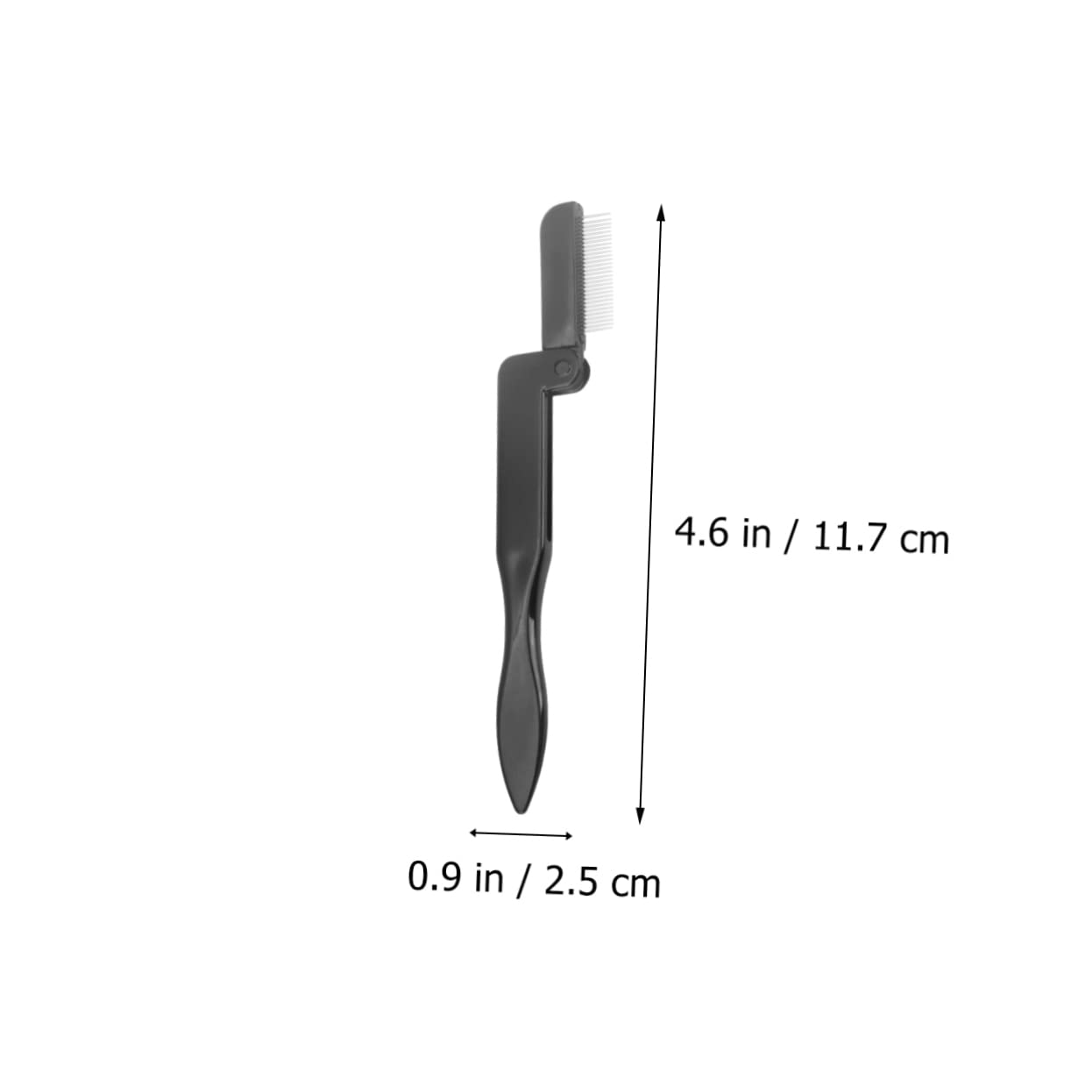 FOMIYES Stainless Steel Eyebrow Comb 4pcs Set Thin Pins Great for Travel Easy to Clean