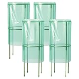 Uonguon ガーデンクローチ、再利用可能な霜保護カバー、21.65インチアニマルガードケージ、ドーム型植物、ブルーベリーブッシュ、イチゴ、野菜、花用植物苗クローチ