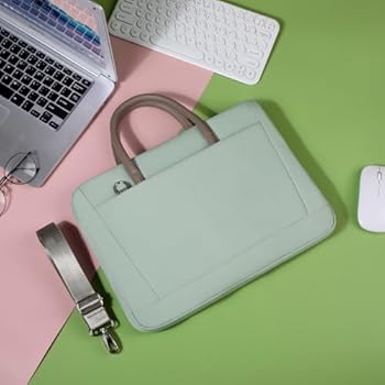 FUNSEED 15 Inch Laptop Tas voor Mannen Polyester Lichtgewicht