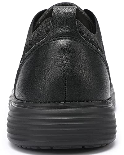 Image of VILOCY Men's Casual Dress Sneakers Lace-Up Oxfords Business Mesh Breathable Walking Shoes Tennis Comfortable