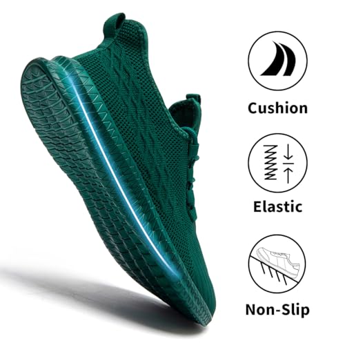 Image of Mens Walking Shoes Tennis Slip on Sneakers Running Jogging Athletic Gym Ultra Lightweight Breathable Comfortable Non Slip Fashion