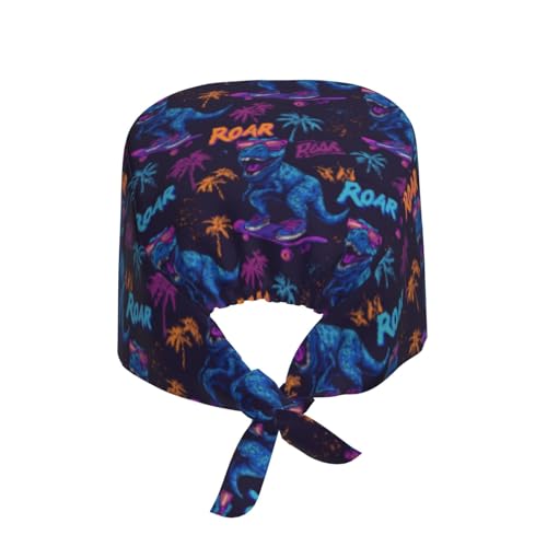 Image of Adjustable Scrub Cap with Sweatband, Breathable Working Hat for Men /Women