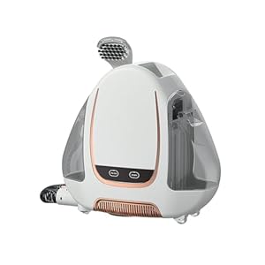 Draagbare tapijtreiniger, slimme zelfreinigende apparatuur met universele wielen, 12 kpa sterke zuigkracht en 2-versnellingen verstelbaar, voor meubels bank, huisdier