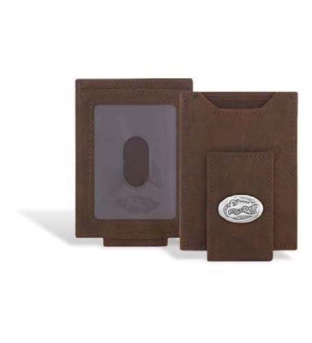 Florida Gators - Crazy Horse Leather Front Pocket Wallet
