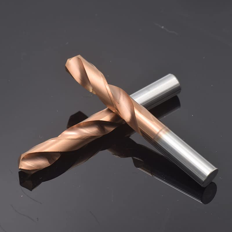 タングステンスチールドリルビット1PC 1.0-20.0mm HRC45/55/65固体炭化物ドリルビットハードアロイステンレスツー