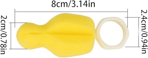 Miniatura 2 de KuuGuu Paquete de 20 cepillos de esponja para limpieza de pezones estándar