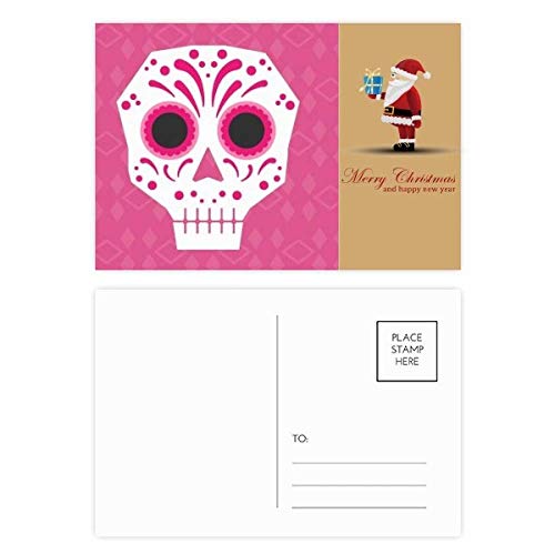 Cartes postales tête de mort du Mexique Pink Eyes pour décorer vos murs avec originalité