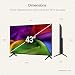 LG NANO 4K UHD AI NU80 43-inch 4K Smart TV - 43NU800B6LC (α7 AI Processor 4K Gen9, 60Hz, HDR10, FILMMAKER MODE™, Google Cast, Apple AirPlay 2) [Model year 2026]