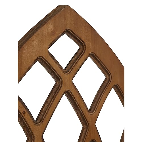 Sintosin Farmhouse Window Frames for Wall Decor Living Room 20 x 32 inch, Hanging Distressed Rustic Arched Wood Window Frame Bedroom Wall Decor Above Bed, Wall Panels for Interior Wall Decor