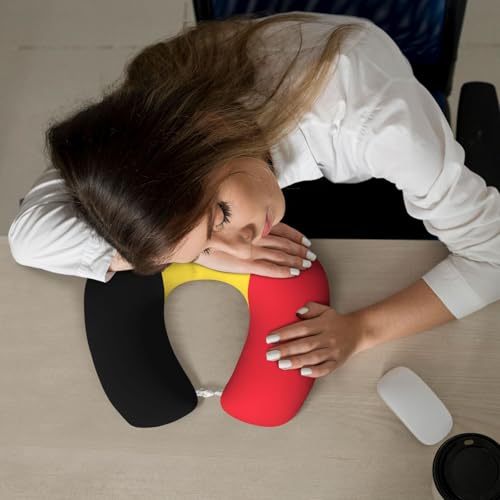 Almohada de espuma viscoelástica tamaño viaje y forma U miniatura 6