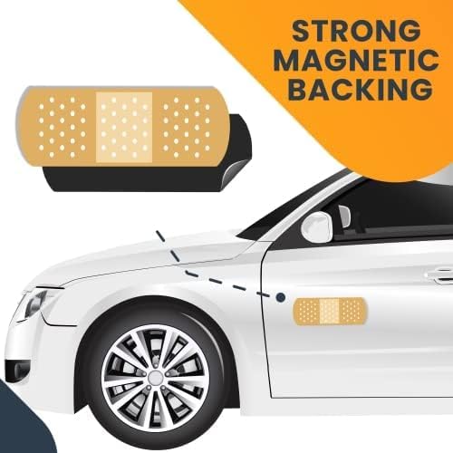 Adhesive Bandage Symbol Car Magnet 3x8 Inch, Made in USA image 4