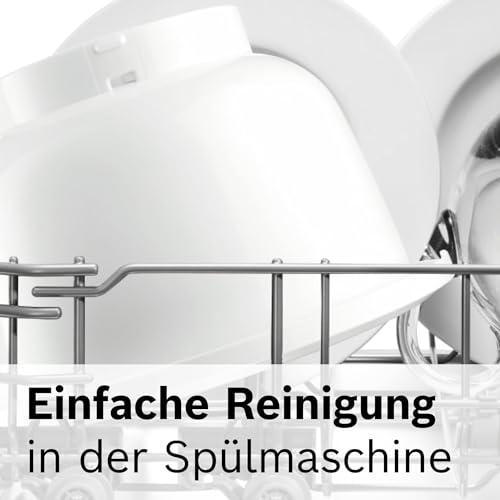 Bosch Kunststoff-Rührschüssel MUZS2KR, Zubehör passend für Küchenmaschine Serie 2, 3,8 Liter, für Kuchen- und Hefeteigen, spülmaschinenfest – Ansicht 6