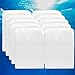 Segarty Aquarium Media Bags, 10PCS 7.7x5.9in Nylon Mesh Aquarium Filter, Media Bags with Plastic Zipper, Fish Tank Net Bags for Pellet Carbon, Bio Balls, Ceramic Rings, Ammonia Remover, White