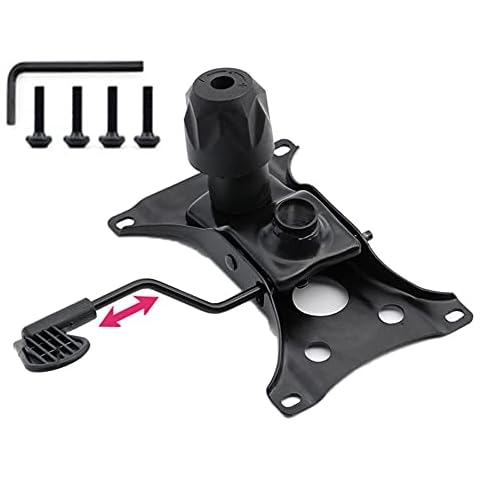 Metal Seat Mechanism Base Plate Seat Mechanism Rocker Function Height Adjustment for Office Chair Lock Lever Replacement Part Office Chair, A3 Cover