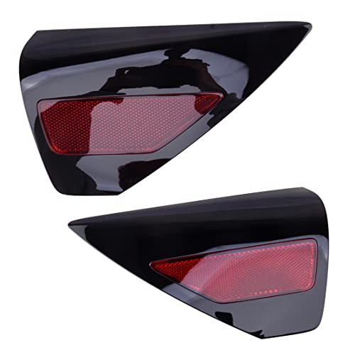 CITALL 1 par de cubierta reflectora de plástico PP para montaje en panel de luz trasera izquierda y derecha 1084854-99-J 1100781-99-D compatible con Tesla Model 3 Y 2017-2020 Cover