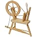 Produktbild alles-meine.de GmbH 2 Stück Miniatur - Spinnräder - aus hellem Natur Holz - Puppenstube Maßstab 1:12 - Puppenhaus Puppenhausmöbel - zum Spinnen Wolle - Schafwolle Spindel Dornr..
