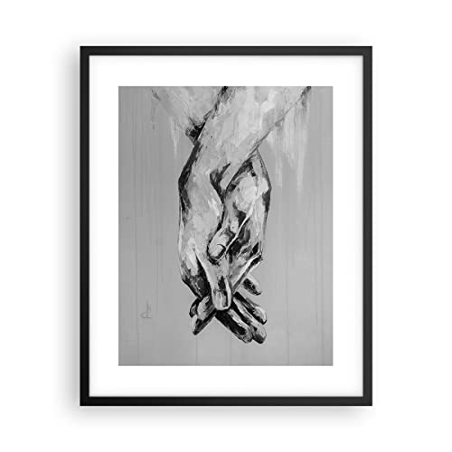Deco affiches murales ARTTOR 40x50cm noir et blanc pour tableau salon et chambre