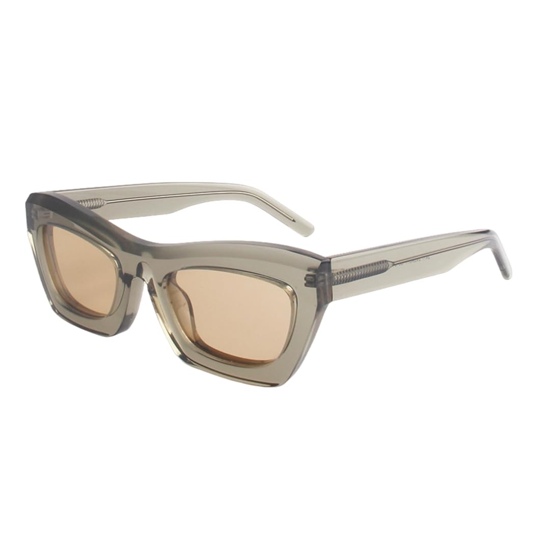 Gafas de sol polarizadas de acetato grueso para mujer y hombre