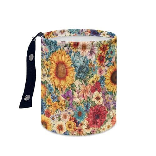 Image of Car Front Seat Can Leak Proof Front Seat Back Seat Garbage Container Bag Kitchen Rubbish Bin Fashion Vehicle Organization Bin, Mushroom Star