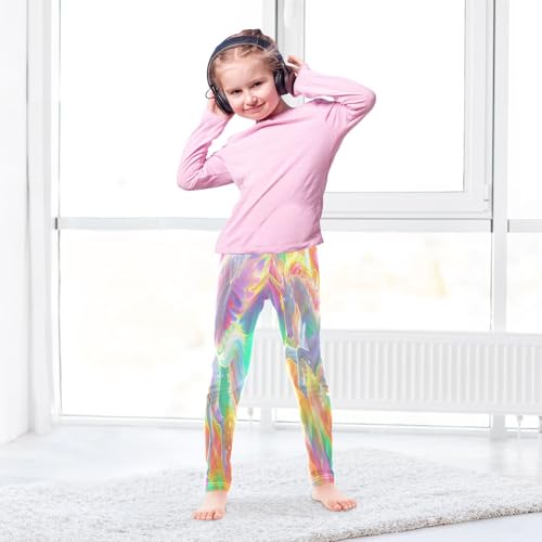 Toddler Girls Leggings Printed Yoga Pants Leggings Rainbow Swings Unicorn for Kids4