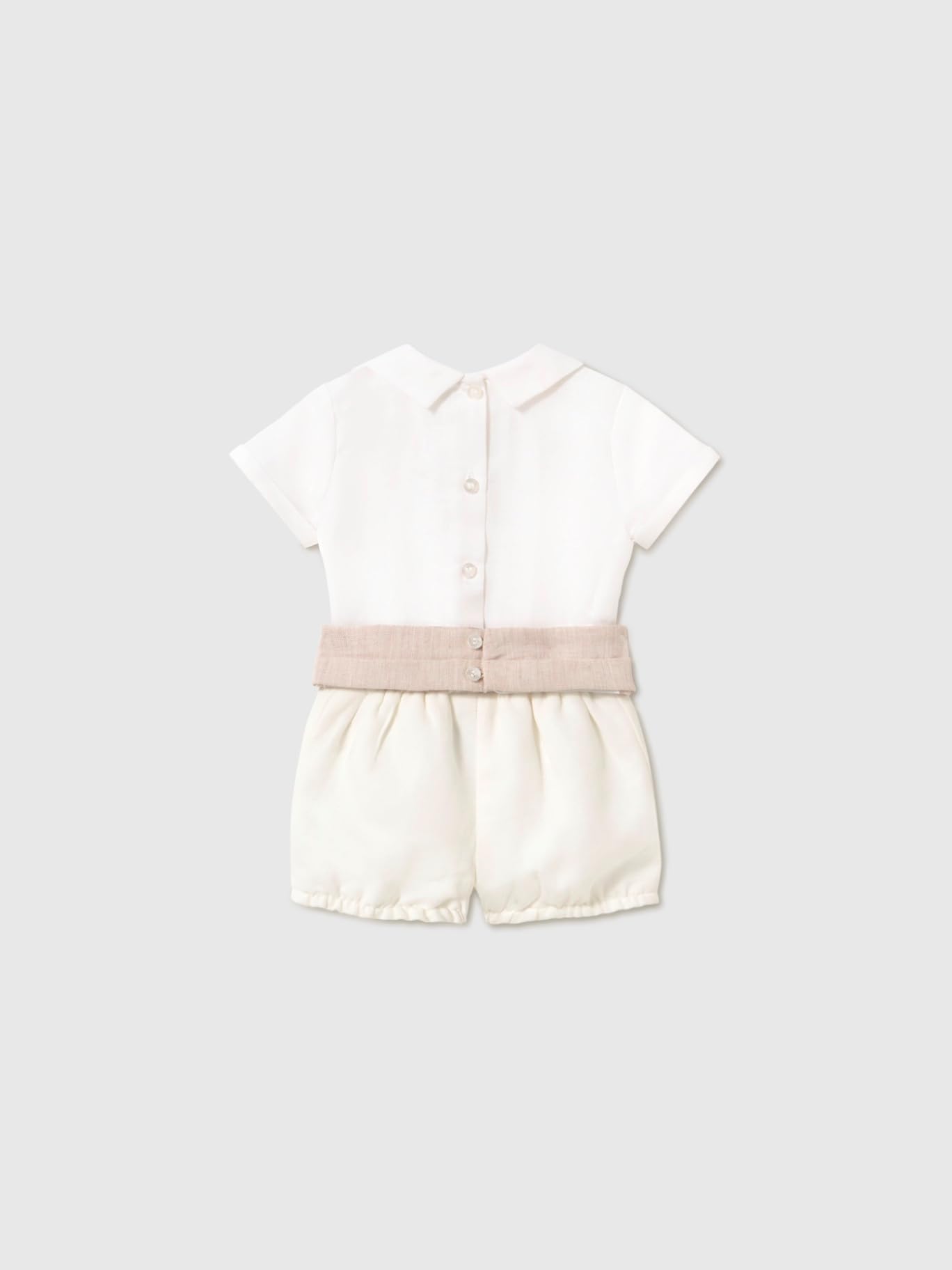 Mayoral Set Kurze Hose Schärpe für Baby - Jungen Roh