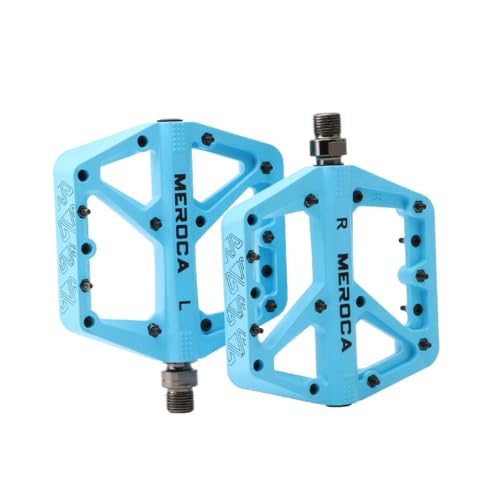 ALCXAZS Piezas de Repuesto para modificación de Pedales Bicicleta Pedal Bicicleta componente Estribo, Cielo Azul