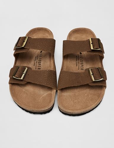 Image of Lee Cooper Men's LC8335C Leather Sandal LC8335C Tan 42
