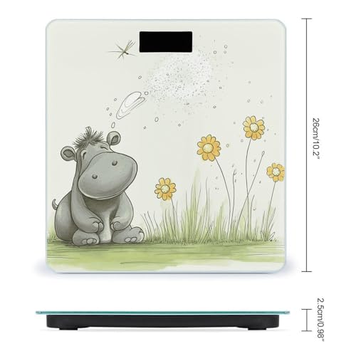 Báscula Digital para Baño Hippo and Dandelion 10.2 pulgadas miniatura 2